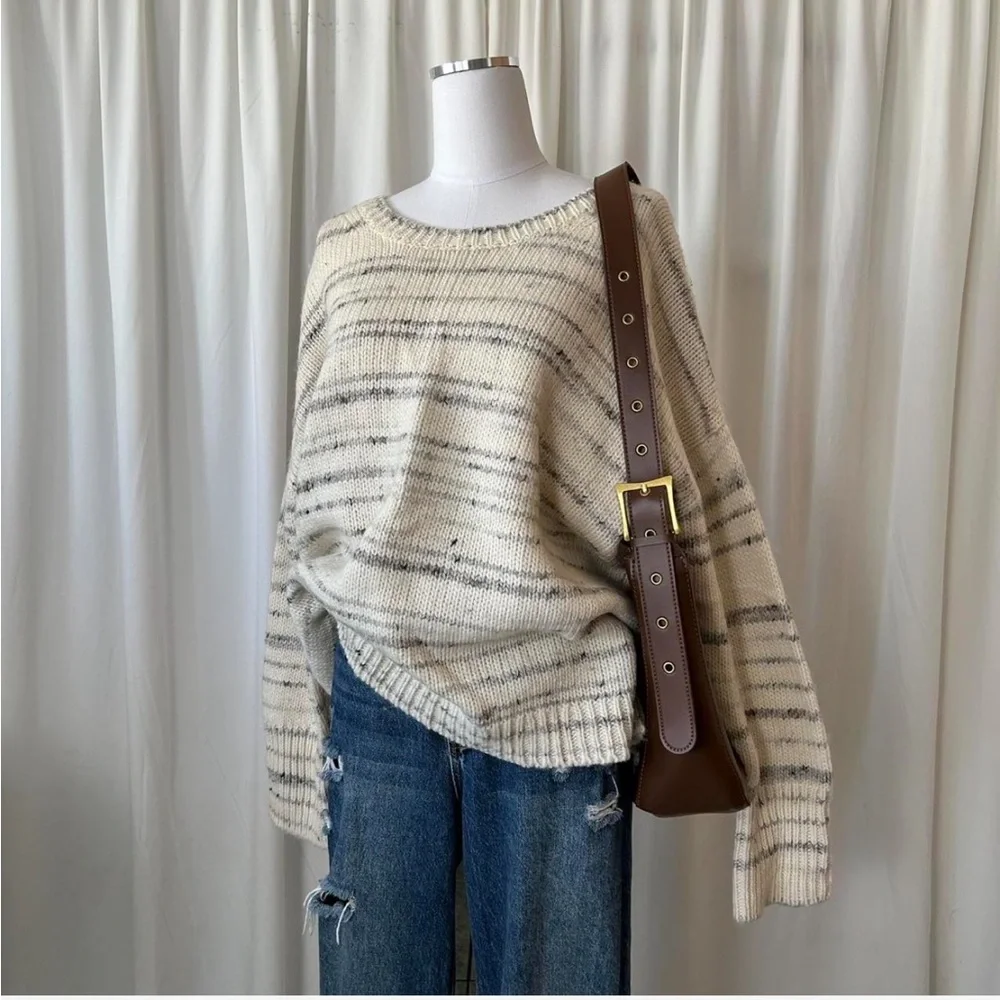 La Ligne New York Melange Marin Sweater Size XL Wool Blend. - Picture 4 of 8